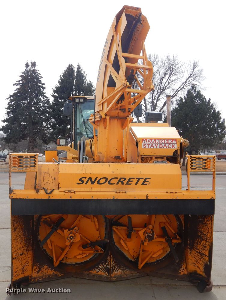 image for item MX9875 Fair Snocrete 842SI snow blower