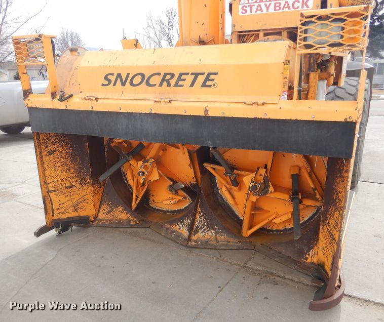 image for item MX9875 Fair Snocrete 842SI snow blower