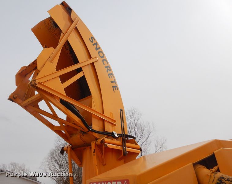 image for item MX9875 Fair Snocrete 842SI snow blower