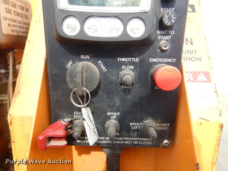 image for item MX9875 Fair Snocrete 842SI snow blower