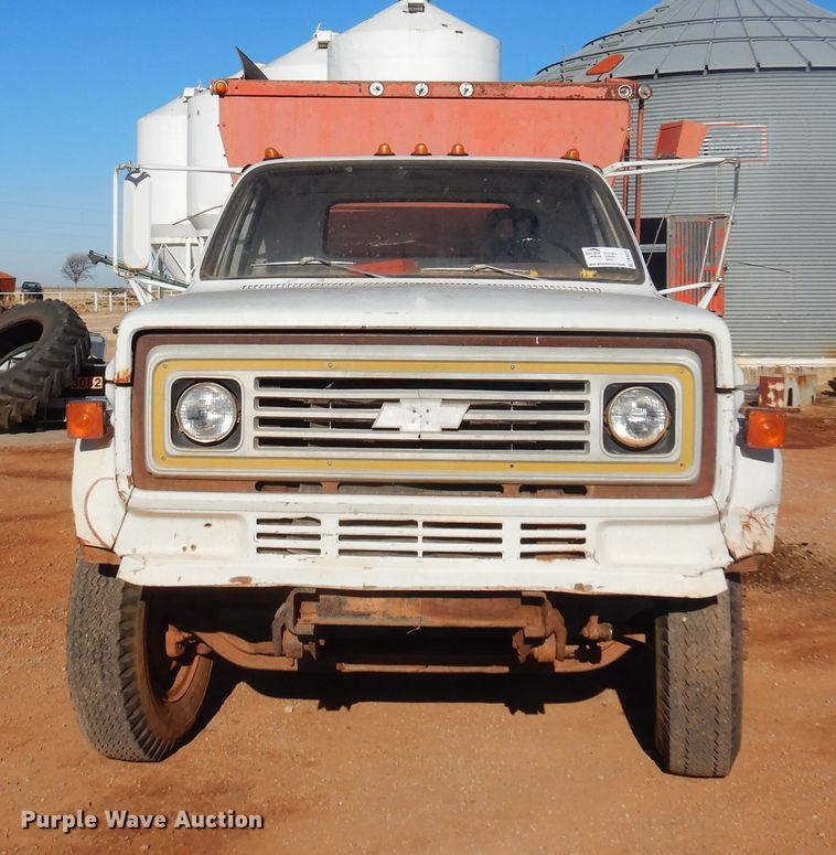 image for item DK4331 1982 Chevrolet C50  feed mixer truck