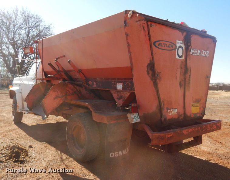 image for item DK4331 1982 Chevrolet C50  feed mixer truck