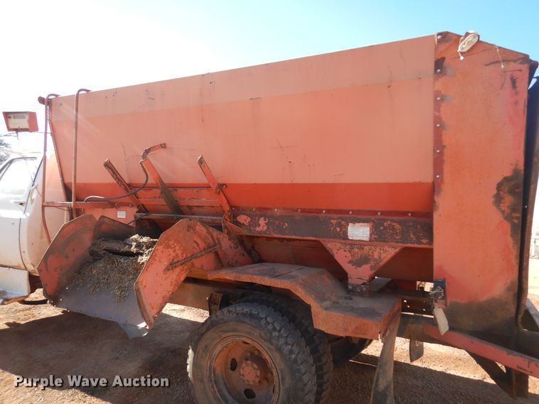 image for item DK4331 1982 Chevrolet C50  feed mixer truck