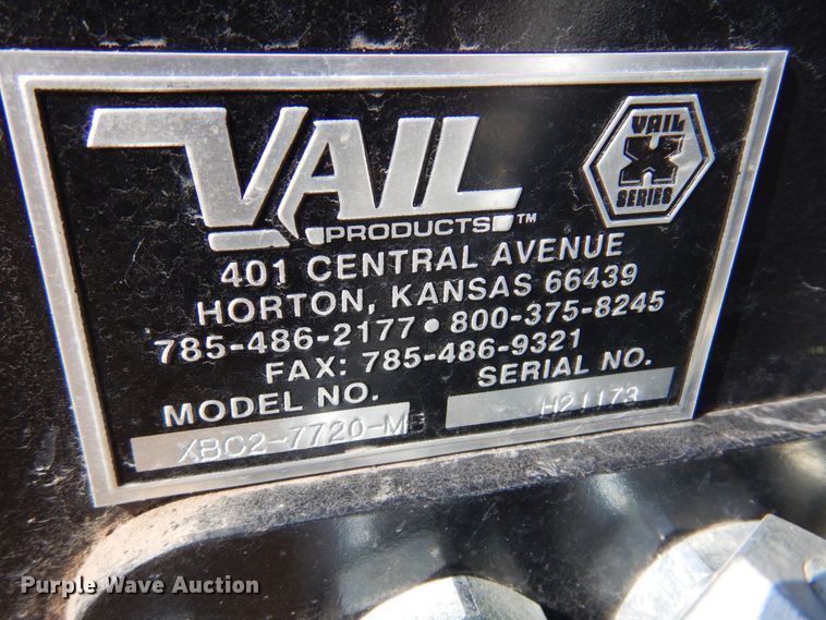 image for item DK4343 2020 Vail XBC2-7720-M  72"W skid steer brush mower