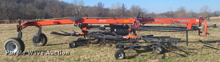 image for item DL6985 2014 Kubota RA2577  rotary hay rake