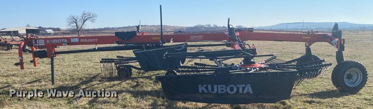 image for item DL6985 2014 Kubota RA2577  rotary hay rake