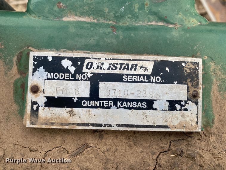 image for item DM8344 QuinStar FM-6  field cultivator