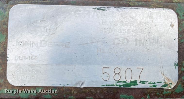 image for item DM8345 John Deere DLR164  sweep plow