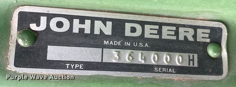 image for item DM8349 1979 John Deere 8820 Turbo  combine