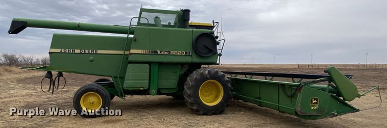 image for item DM8350 1980 John Deere 8820 Turbo  combine