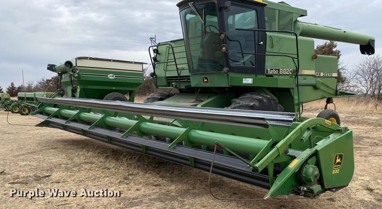 image for item DM8350 1980 John Deere 8820 Turbo  combine
