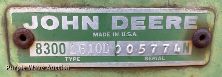 image for item DM8353 (2) John Deere 8300 grain drills