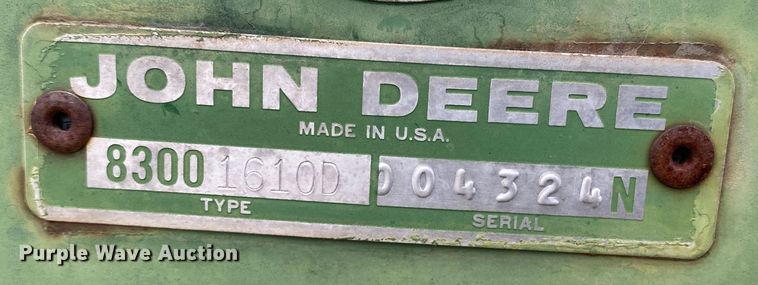image for item DM8353 (2) John Deere 8300 grain drills