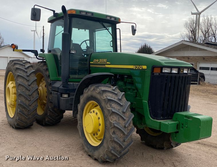image for item DM8357 2000 John Deere 8310  MFWD tractor
