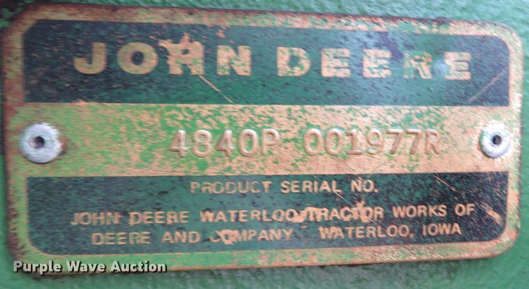 image for item DN7928 1978 John Deere 4840  tractor