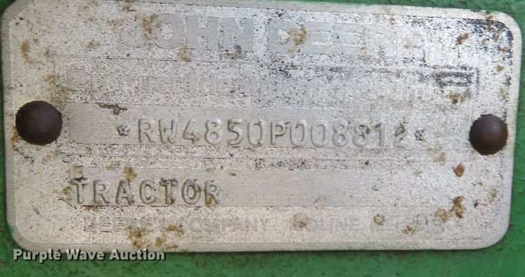 image for item DN7929 1985 John Deere 4850  tractor