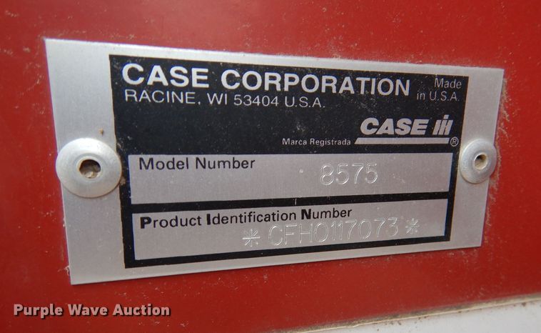 image for item DR0876 1995 Case IH 8575 Silage Special  large square baler