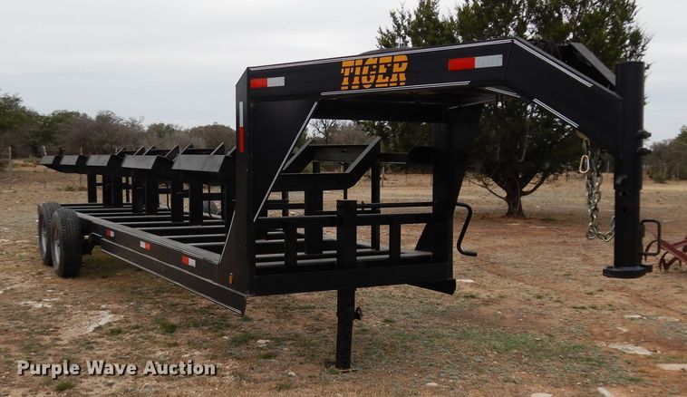 image for item EY9793 2018 Tiger  hay bale trailer