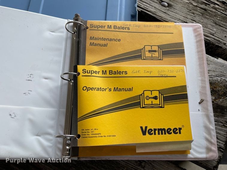 image for item FV9276 2014 Vermeer 604 Super M  round baler