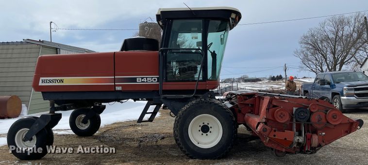 image for item FV9280 1999 Hesston 8450  windrower