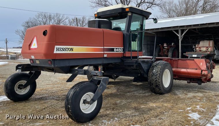 image for item FV9280 1999 Hesston 8450  windrower