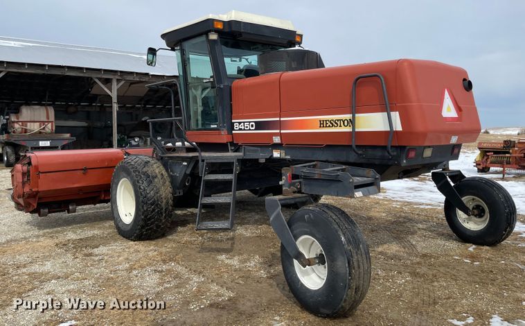 image for item FV9280 1999 Hesston 8450  windrower