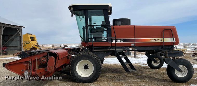 image for item FV9280 1999 Hesston 8450  windrower
