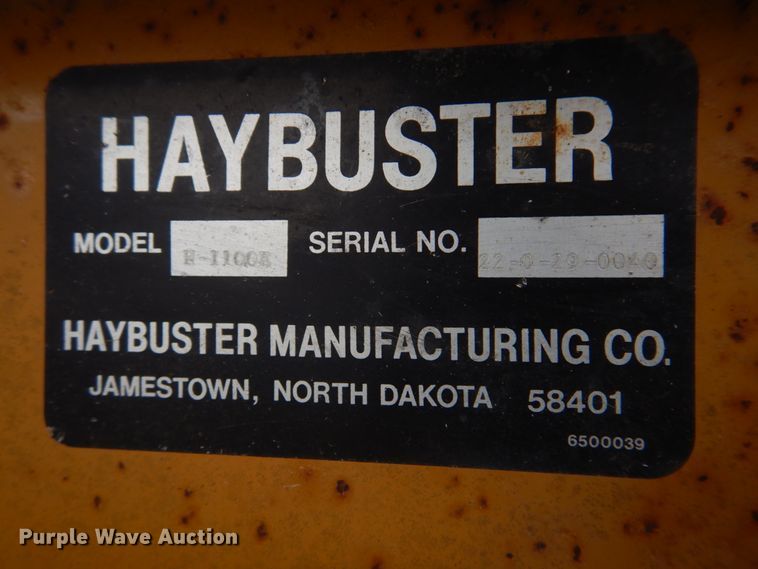 image for item IM9653 HayBuster Big Bite H-1100E  tub grinder