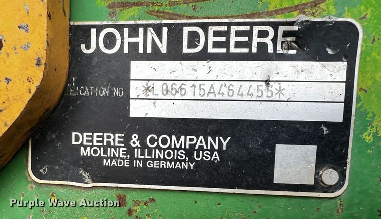 image for item JH9303 2005 John Deere 6615  MFWD tractor