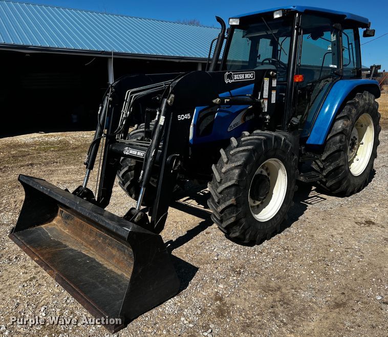 image for item JH9342 2007 New Holland TL100A  MFWD tractor