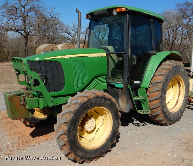 image for item JS9678 2003 John Deere 6415  MFWD tractor