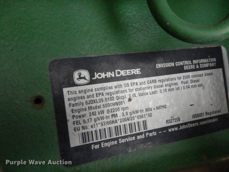 image for item LJ9846 2009 John Deere 4930  applicator