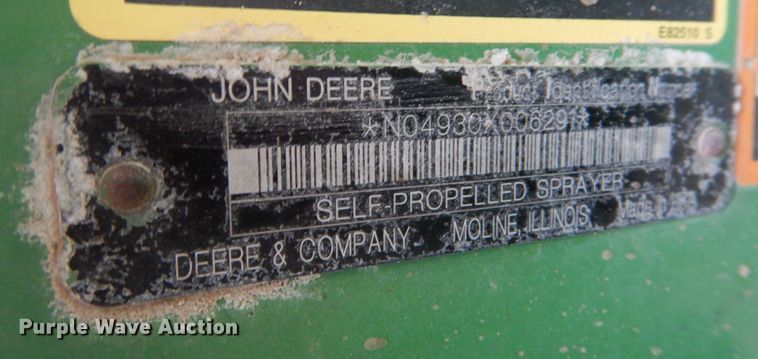 image for item LJ9846 2009 John Deere 4930  applicator