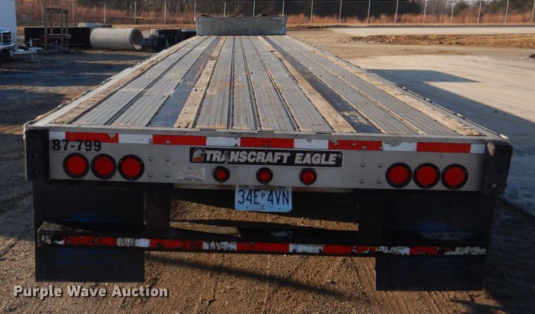 image for item DH8211 2005 Transcraft D-Eagle W2  drop deck trailer