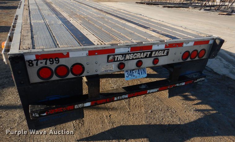 image for item DH8211 2005 Transcraft D-Eagle W2  drop deck trailer