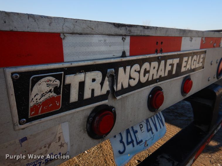 image for item DH8211 2005 Transcraft D-Eagle W2  drop deck trailer