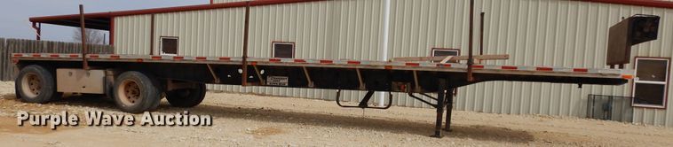 image for item DK0255 2000 Transcraft  flatbed trailer