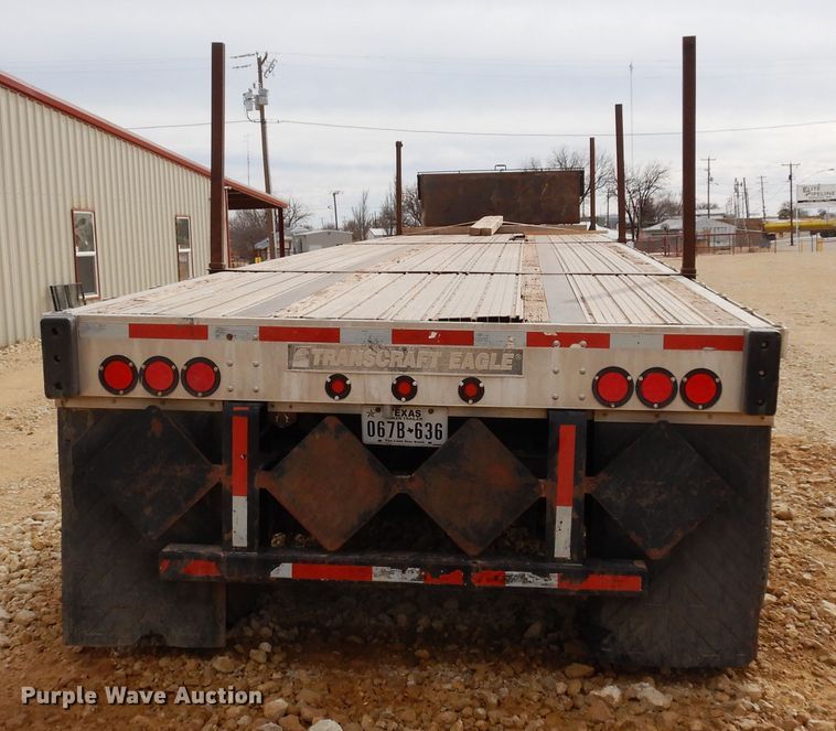 image for item DK0255 2000 Transcraft  flatbed trailer