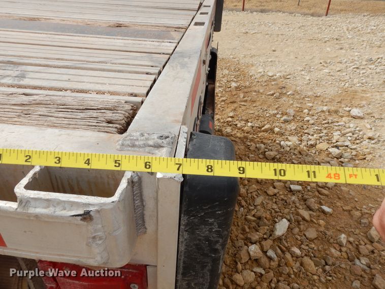 image for item DK0255 2000 Transcraft  flatbed trailer