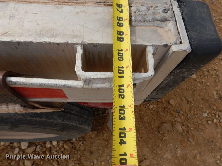 image for item DK0255 2000 Transcraft  flatbed trailer