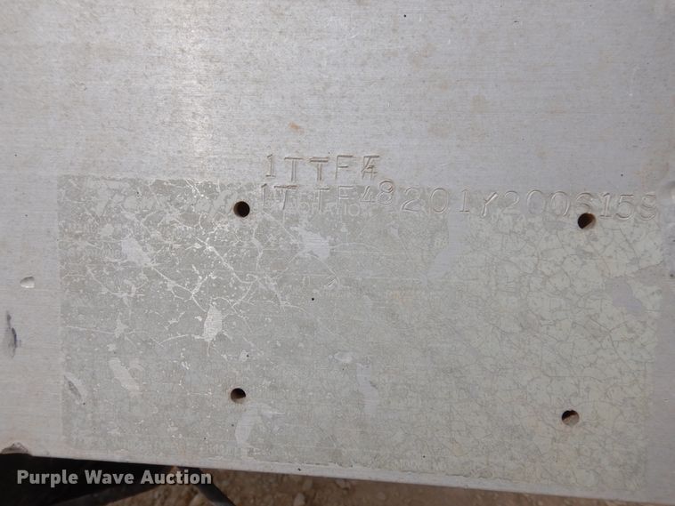 image for item DK0255 2000 Transcraft  flatbed trailer