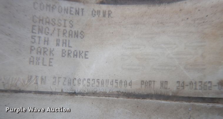 image for item DK0285 2005 Sterling Acterra  box truck