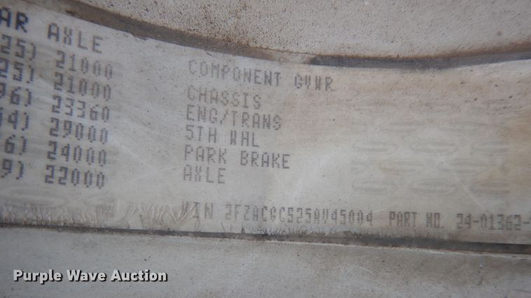 image for item DK0285 2005 Sterling Acterra  box truck