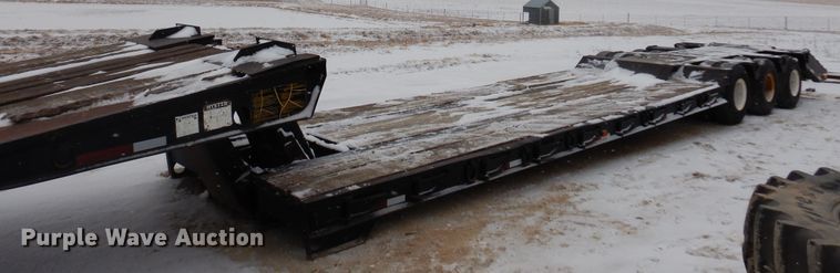 image for item DK4307 1985 Hyster  lowboy equipment trailer