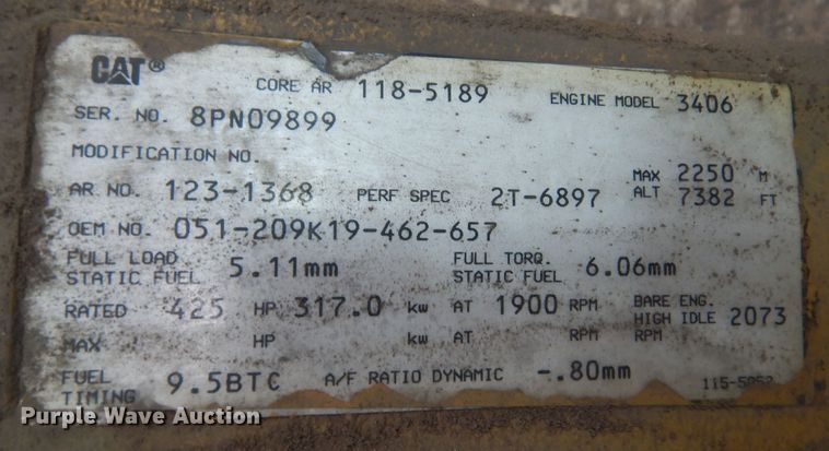 image for item DK4365 Caterpillar 3406B  engine