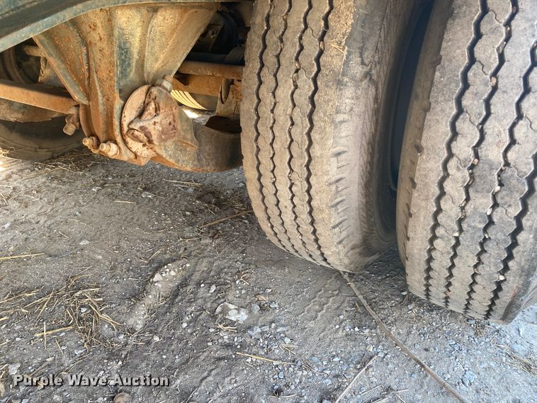 image for item DM4002 1970 Clark  extendable drop deck trailer