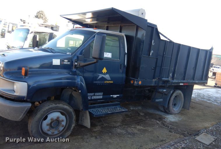 image for item DM5396 2003 Chevrolet C4500  dump truck