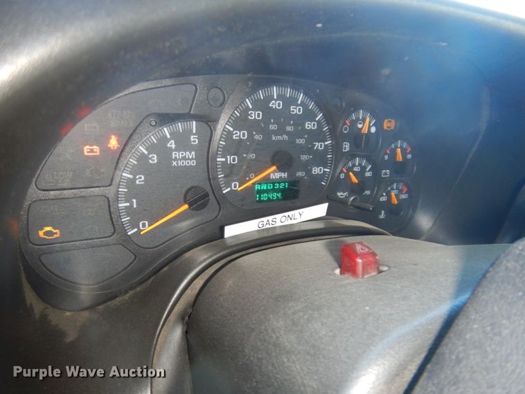 image for item DM5396 2003 Chevrolet C4500  dump truck