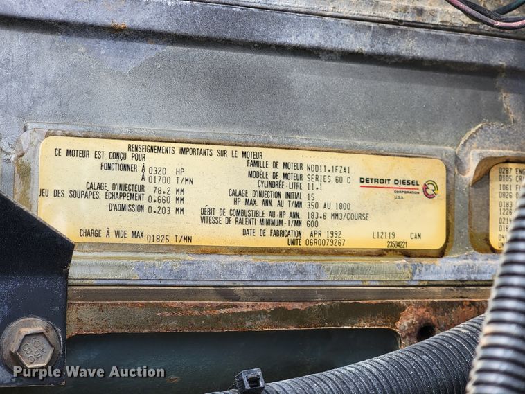 image for item JE9929 1992 Ford Aero Max L9000  water truck