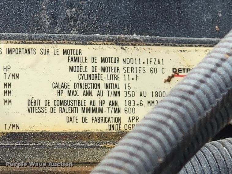 image for item JE9933 1992 Ford Aeromax I9000  semi truck